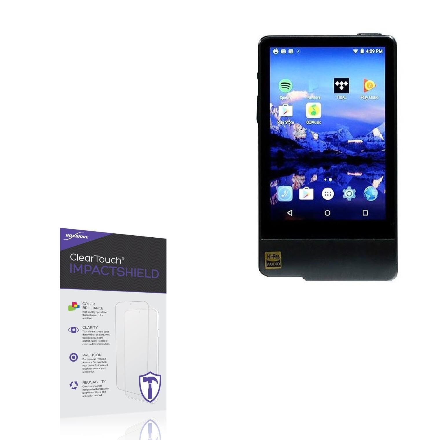 BoxWave Screen Protector Compatible With HIDIZS AP200 - ClearTouch ImpactShield (2-Pack), Impenetrable Screen Protector Flexible Film