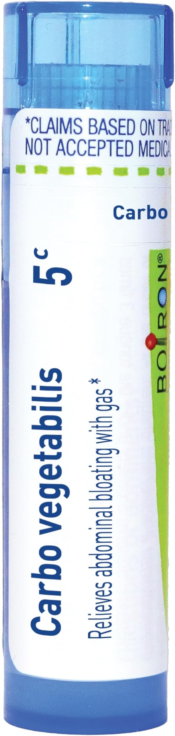 Boiron Carbo Vegetabilis 5C for Abdominal Bloating with Gas - 80 Pellets