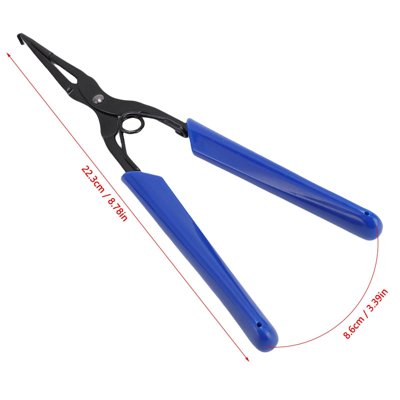 BORDSTRACT Pince à bec long pour bride de fibre optique, outil de prise et de débranchement de connecteur de fibre SC LC, longueur 22,3 cm/8,78 pouces, largeur 8,6 cm/3,39 pouces