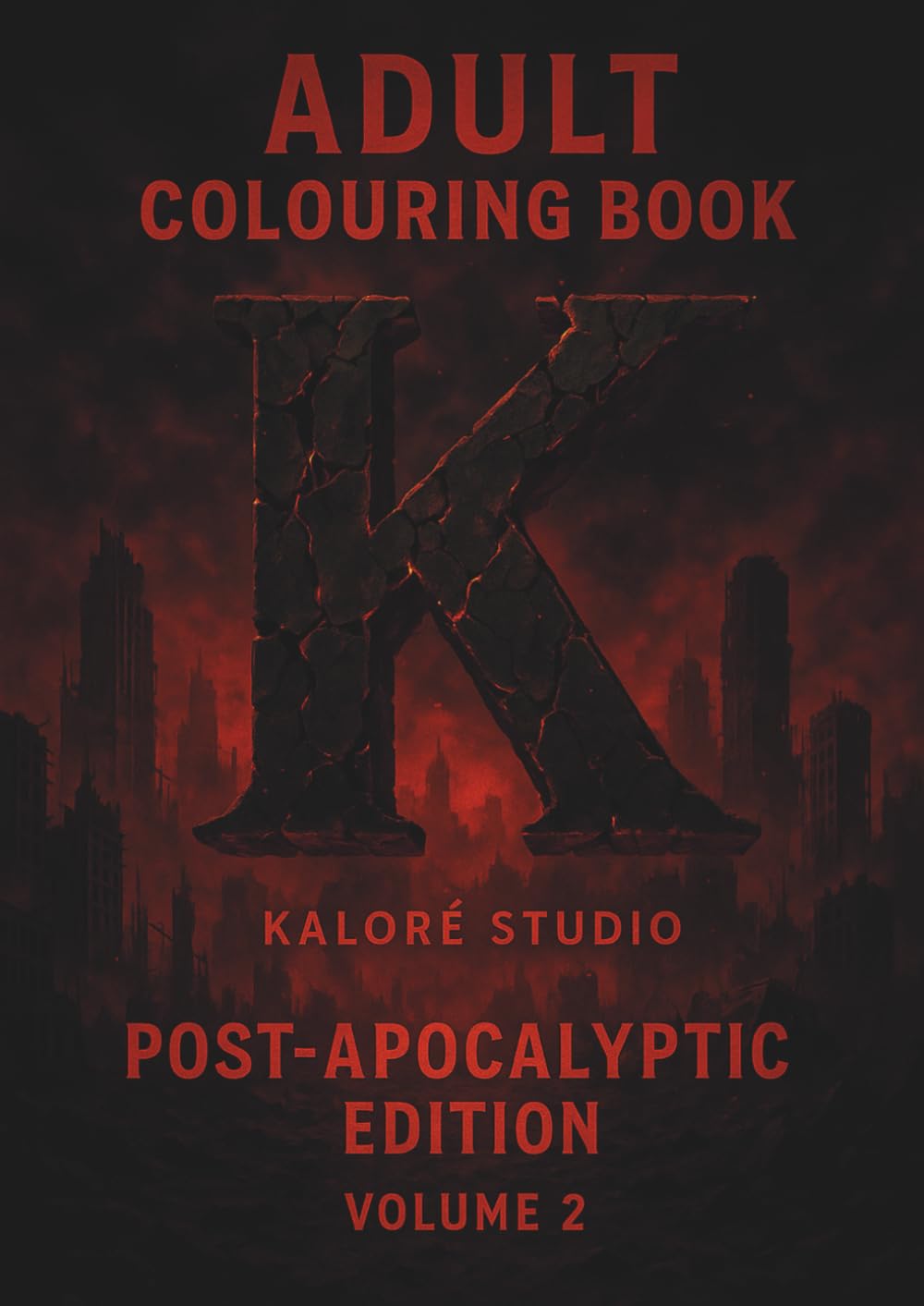 20 Page Adult Colouring Book Post-apocalypse Edition: Volume 2