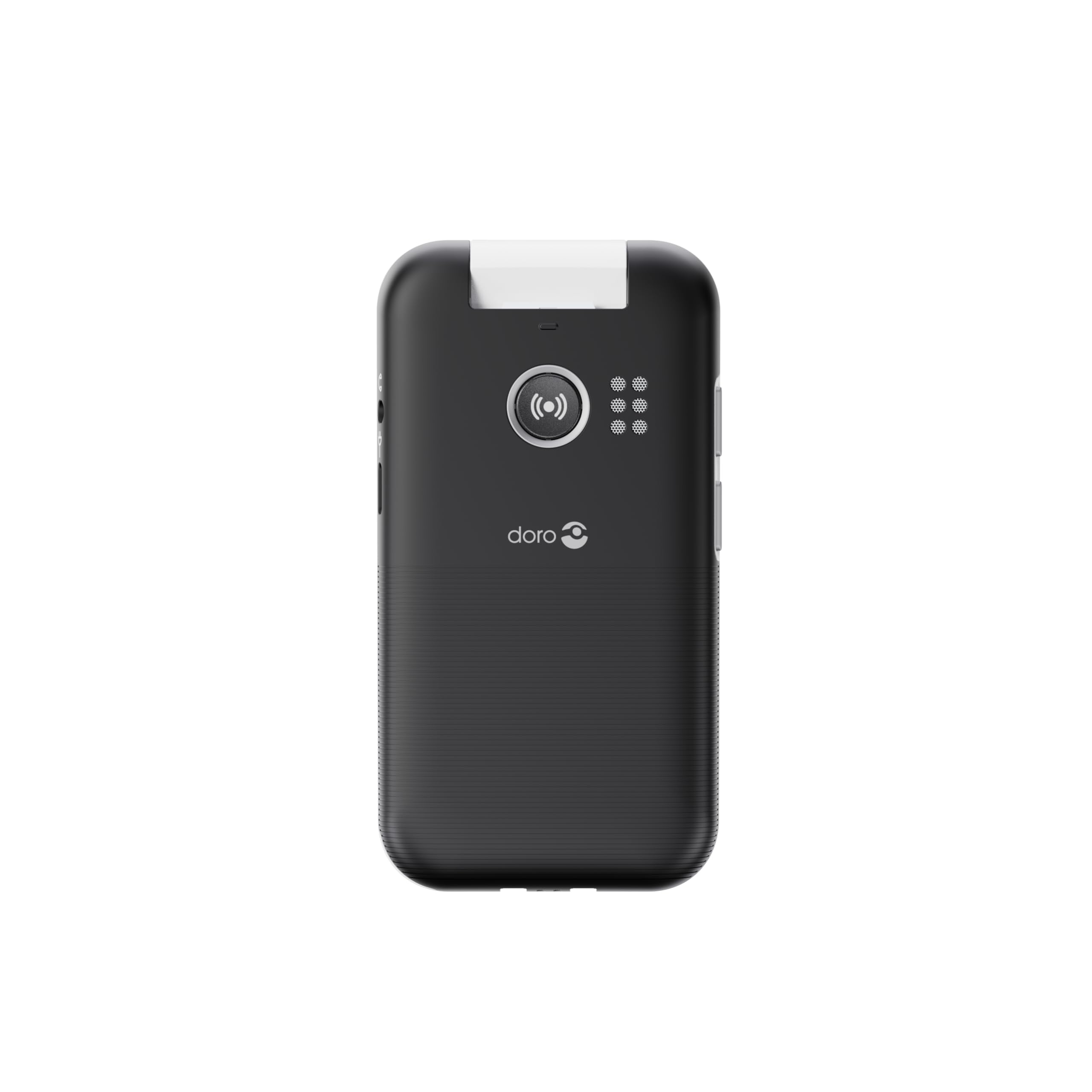 Doro Dźwignia L20, odblokowany telefon komórkowy dla seniorów, duży ekran krajobrazu, potężny dźwięk HD, aparat, przycisk serwisowy z lokalizacją GPS, podstawowy telefon bez Internetu (czarno-biały)