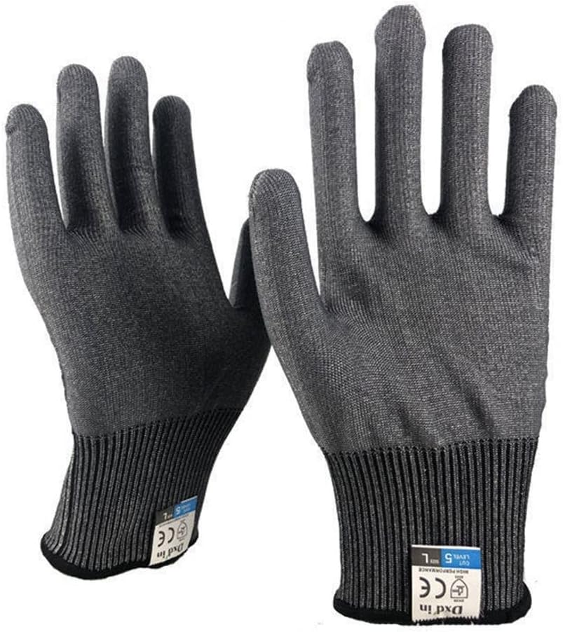 防刃軍手 チェーングローブ グレード5保護カット耐性手袋、金属ワイヤー安全作業手袋、快適、滑り止め、把握が簡単 (Color : 2