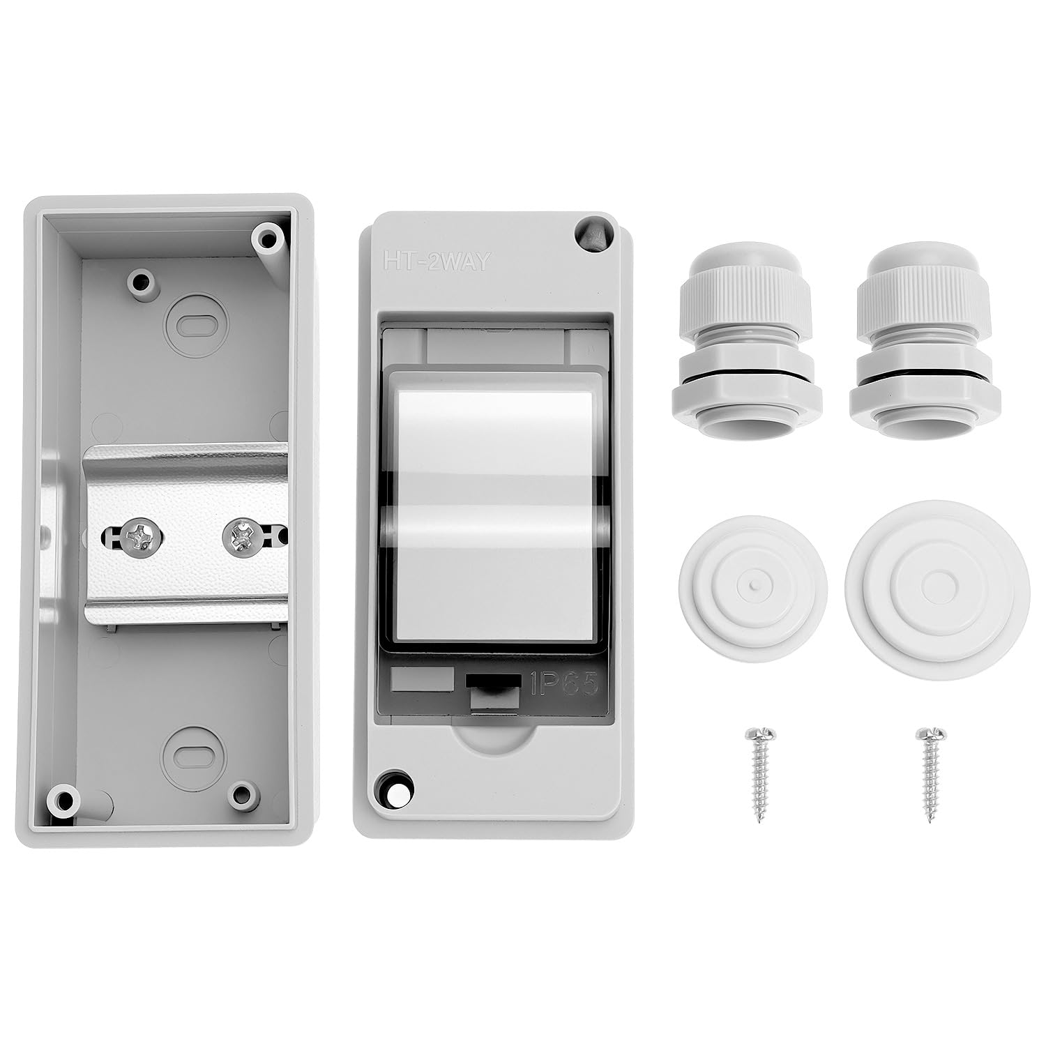 QWORK Waterproof Electrical Box - IP65 Protection -2 QWORK Waterproof Electrical Box - IP65 Protection -2