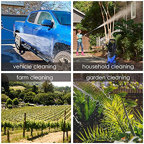 Yescom 2030Psi Electric Pressure Washer 1.8Gpm Dirt Bike Car Driveway Patio Cleaning High Cleaner Machine With 4 Nozzles Foam Cannon #TOP2