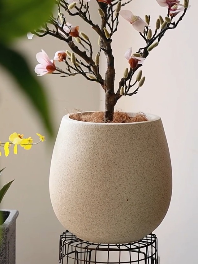大型壺型マグネシウムプランター Mサイズ Amazon.co.jp: JUHAN 大型 壺型マグネシウムプランター 植木鉢