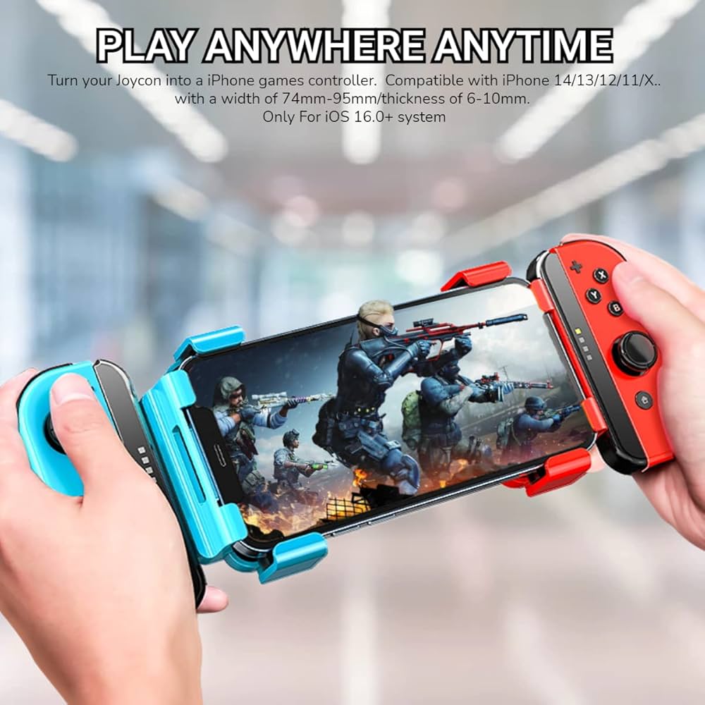 arVin Switch Joycon Controller Holder for iPhone iOS 16.0+