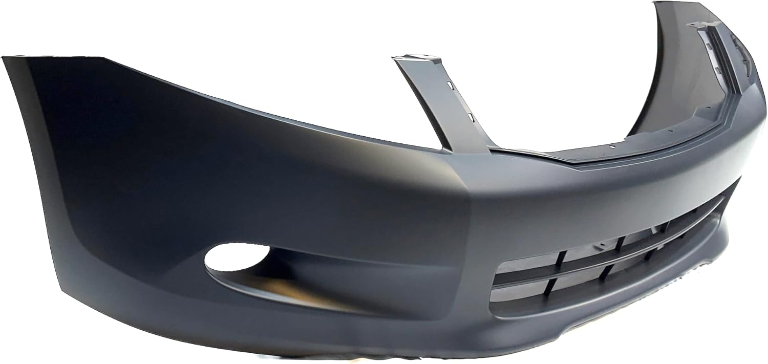 FitParts Compatible With Front Bumper Cover 2008 2009 2010 Honda Accord V6 EX-L EX Sedan 08-10. New, Primed and Ready for Paint. With Fog Light Holes. HO1000255 04711TA6A90ZZ