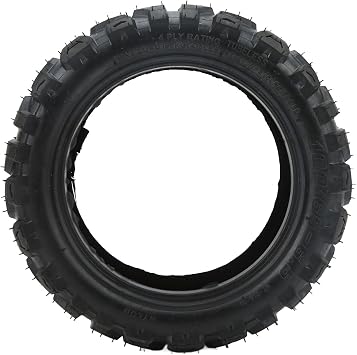 100/65-6.5 Electric Scooter Tires, Electric Scooter Rubber Vacuum Wheel Vacuum Outer Tyre Anti Skid Vacuum Tire Off Road Thick Tubeless Tyre Replacement for Electric Scooter