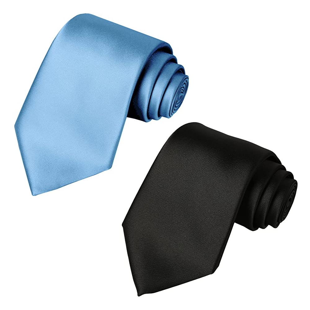 Sponsored Ad – Men's Ties Polyester Solid Pure Color 6CM Plain Slim Necktie Skinny Neck Ties For Men