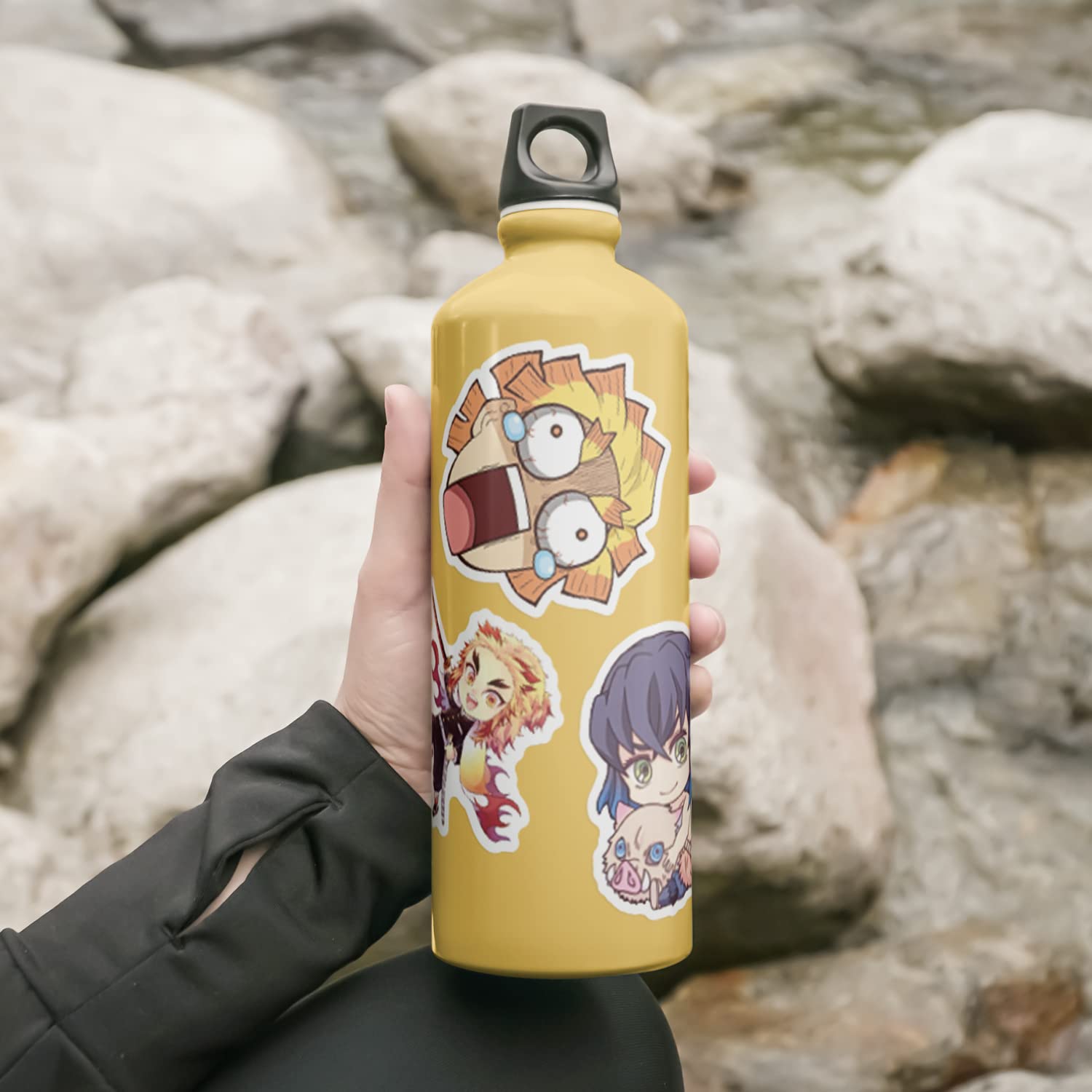 50/100 Pièces Autocollants Anime Démon Slayer Kimetsu No Yaiba Cool Vinyle Décalcomanies Pour Ordinateur Portable Skateboard Bagages Voiture Vélo étanche