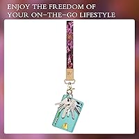 Vista 110 de Ecovision - Llavero con correa para llaves, llaveros de pulsera con 2 argollas para llaves para mujer