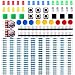 ELEGOO Electronics Component Pack with resistors, LEDs, Switch, Potentiometer for Arduino UNO, MEGA2560, Raspberry Pi