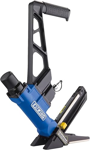 Miniatura 2 de Estwing EFL50Q - Clavadora neumática 2 en 1 calibre 15.5 y calibre 16 de 2 pulgadas, pistola de clavos ergonómica y ligera para pisos de madera dura