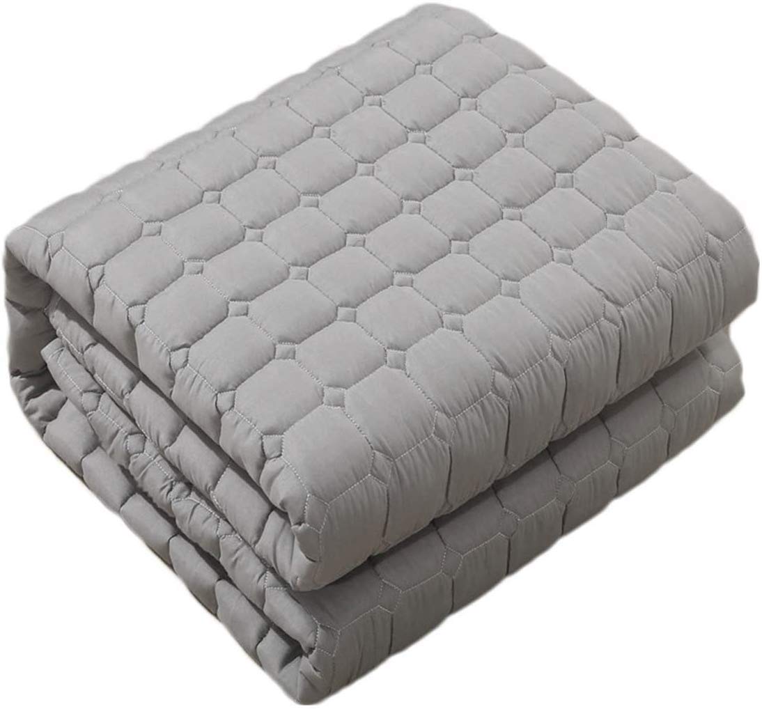 Thicken Floor futon mattresses Feather Velvet Mattress, Foldable Tatami Mattress Ultra Soft Dormitory Mattress, Fiber Mattress Topper,E:Purple (B:gray,180 * 200cm)