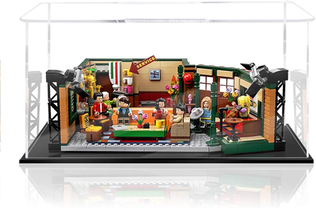 TONGJI Acrylic Display Case For Lego 21319 Ideas Central Perk Friends, Box Dustproof Protection Showcase (Model Not Included)