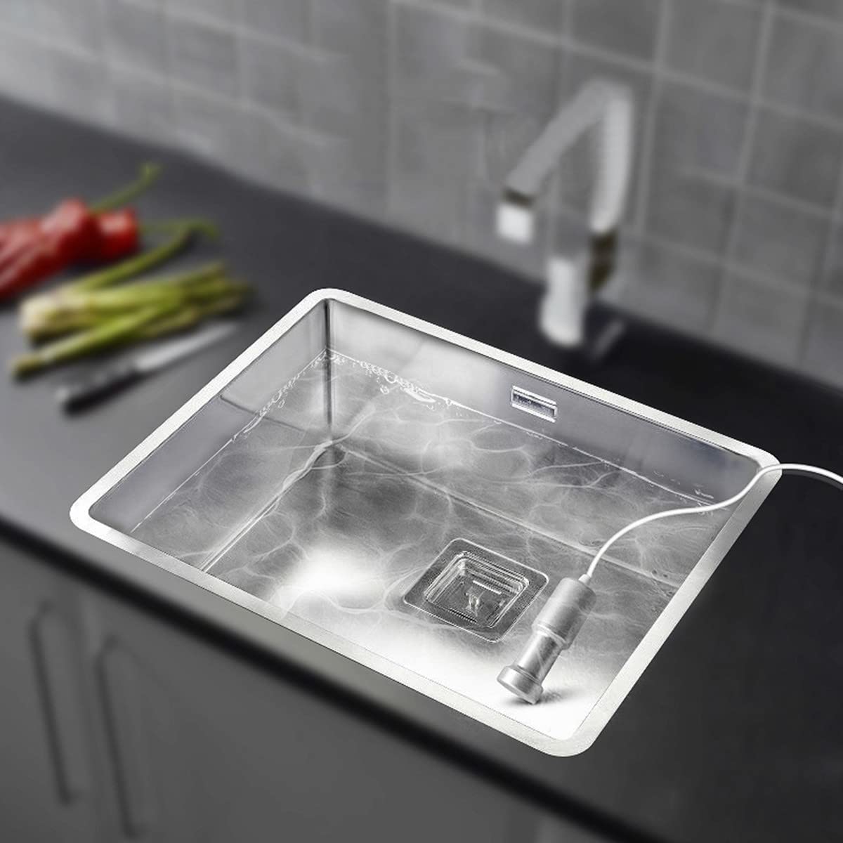 Mini máquina de Limpieza ultrasónica Sumergible Profesional Limpiador ultrasónico de Joyas para el hogar para Limpiar Frutas, Verduras, dentaduras postizas, Platos, Ropa, Vasos
