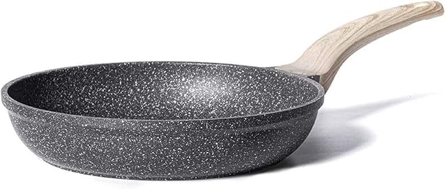 CAROTE Non Stick Frying Pan 26cm, Granite Egg Omelet Fry Pan for Induction and All Hobs