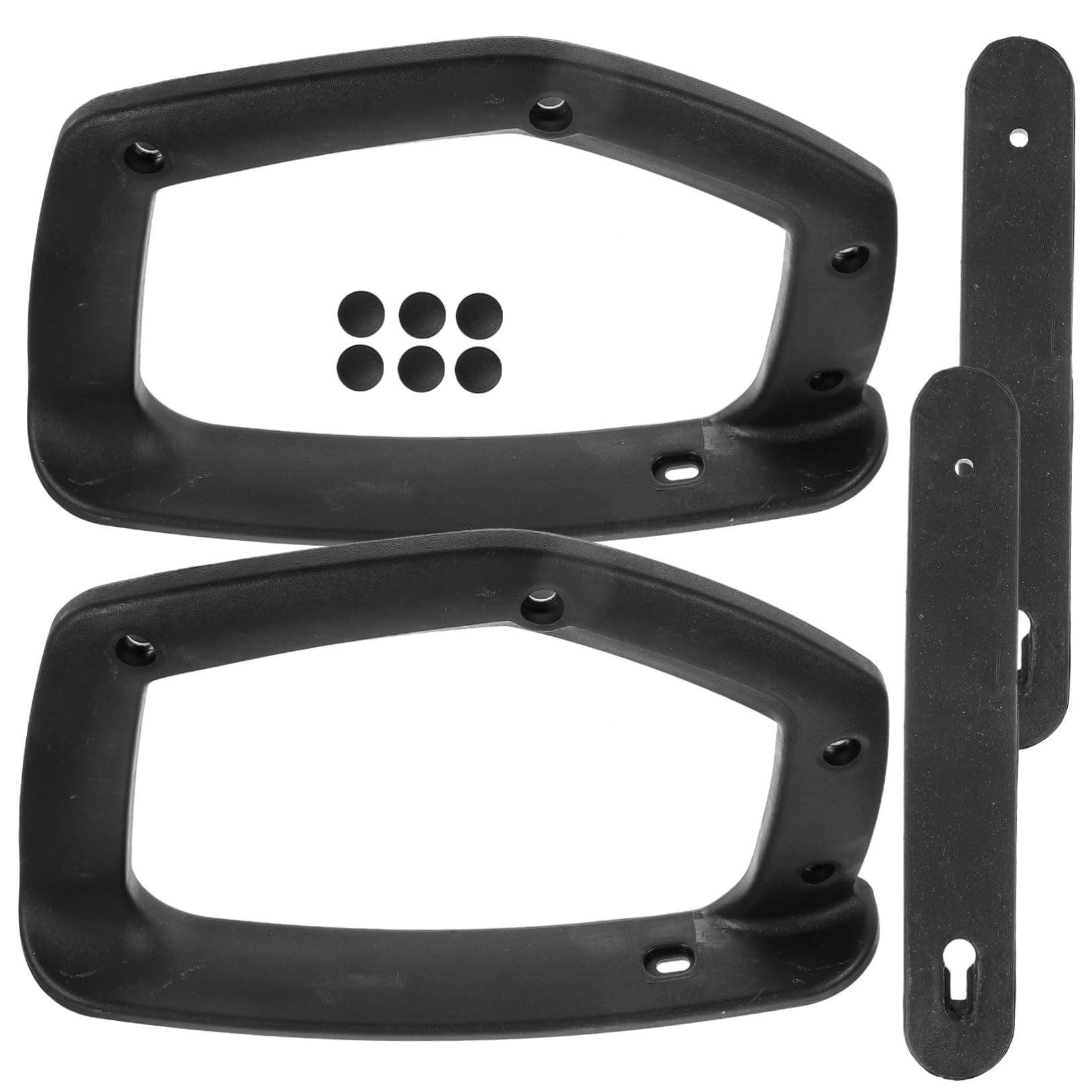 NUOBESTY Braccioli Accessori di Ricambio in Plastica Pp 2pezzi Supporto Impugnatura Confortevole per Sedia da Ufficio e Gaming per Poltrona Girevole
