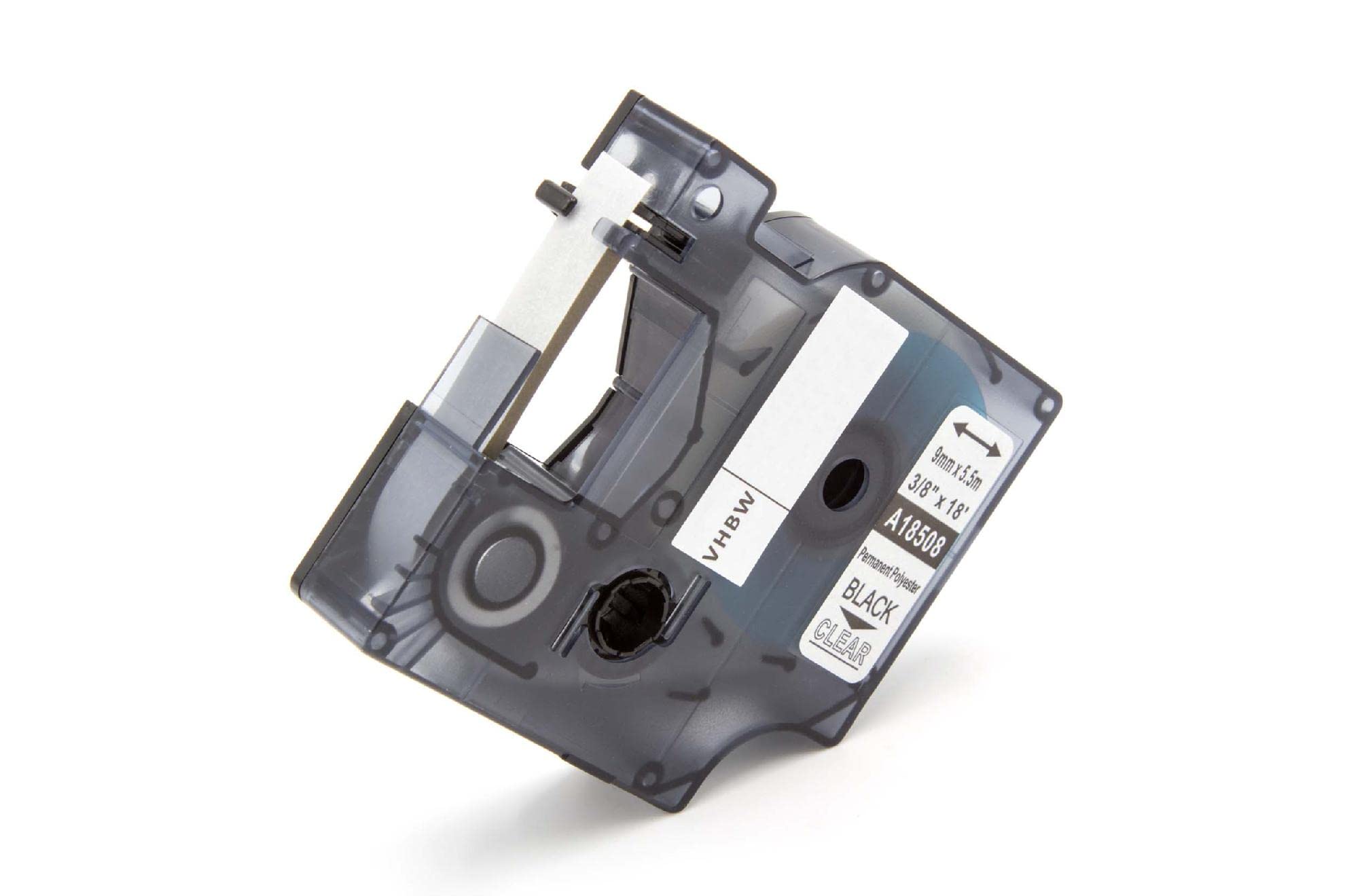UniPlus 3 Stuks Compatibele Dymo Rhino 18055 S0718300 Rhino Krimpkous Kabellabels voor Rhino 5200 4200 5000 1000 3000 6000 etikettenmaker, 12 mm x 1,5 m, Zwart op Wit