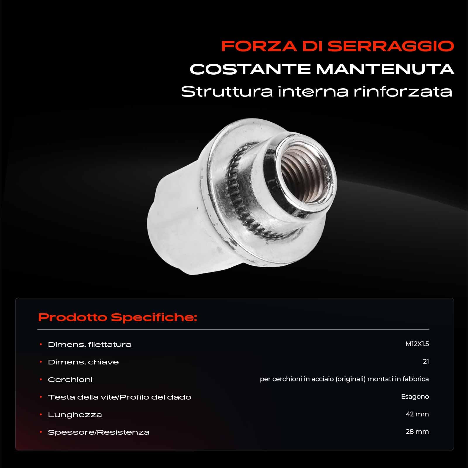 Frankberg 20 dadi ruota 9094201033