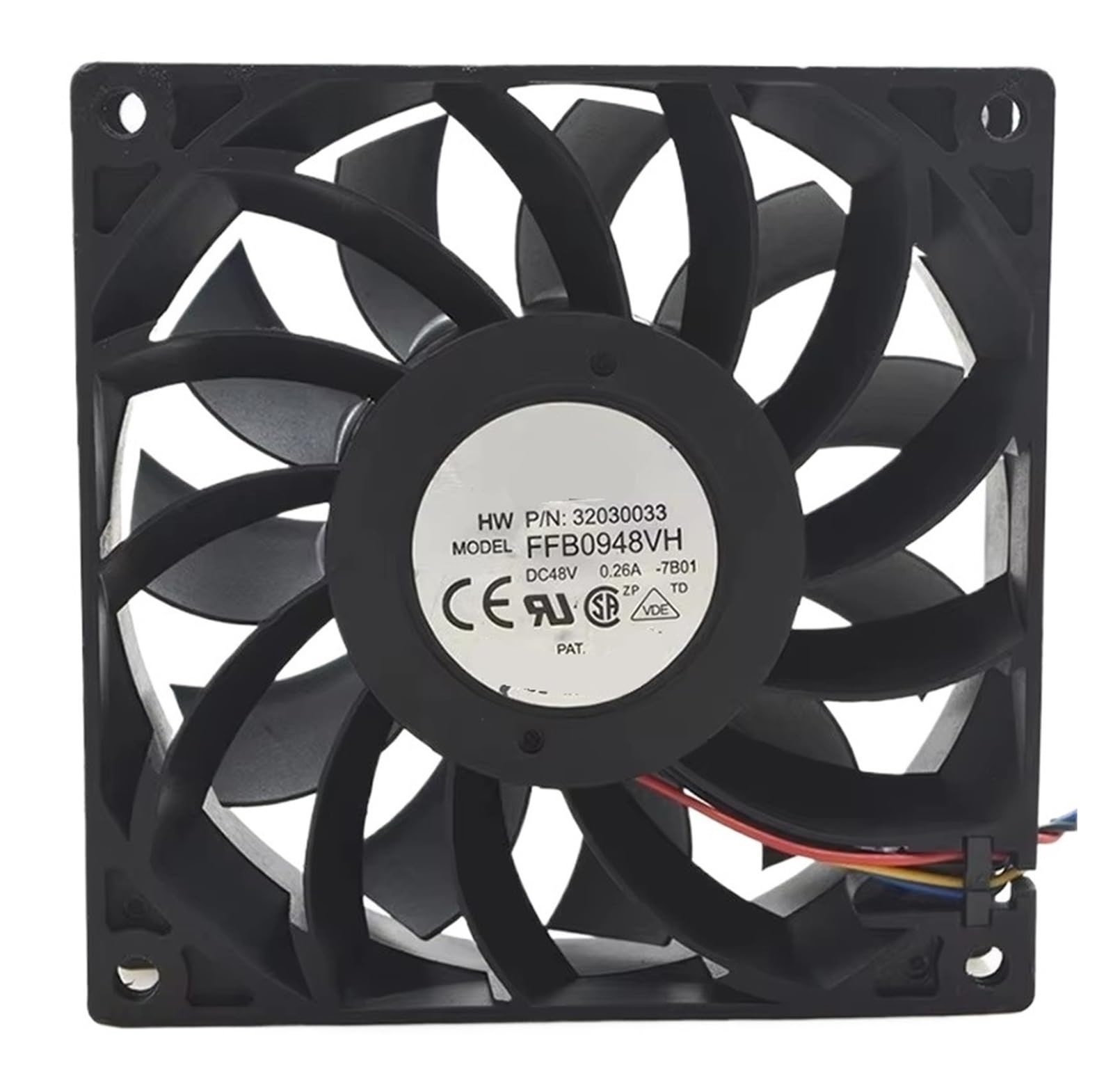 ZBWZXBDJ 92mm 48V FFB0948VH 9225 0.26A 92mm Dual Ball Bearing Cooling Fan
