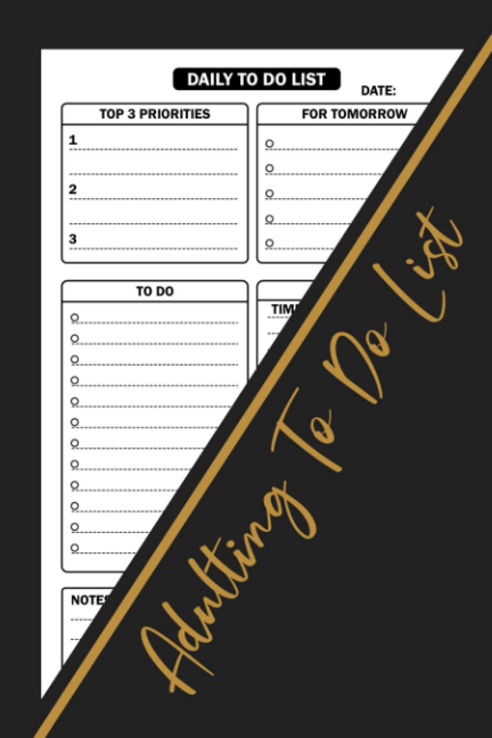 Adulting To Do List: Notepad Organizer Your Daily Plan