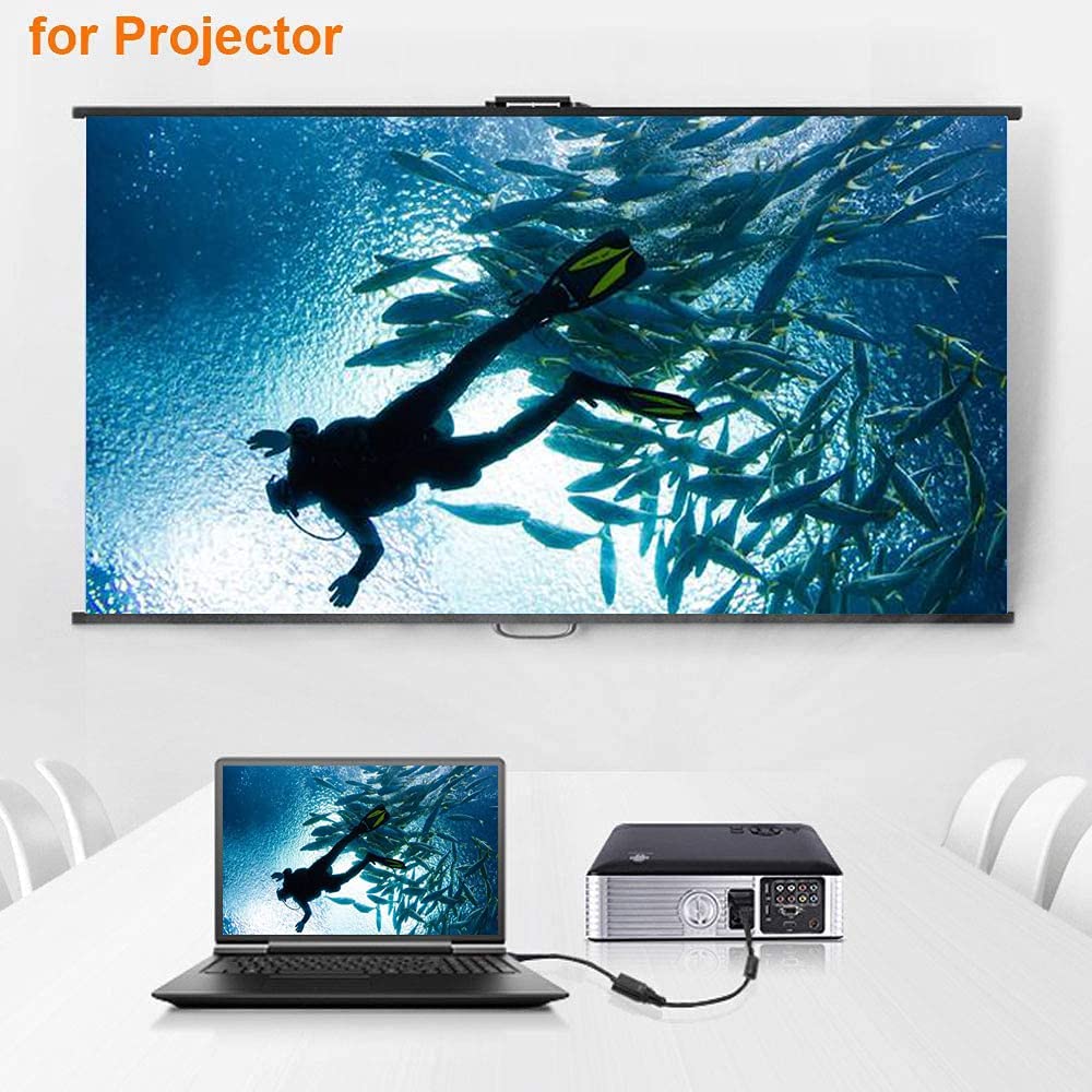 TSUPY Adattatore Displayport a VGA, Convertitore DP Maschio a VGA Femmina 1080P 60Hz per Desktop, Laptop, Proiettori, Monitor