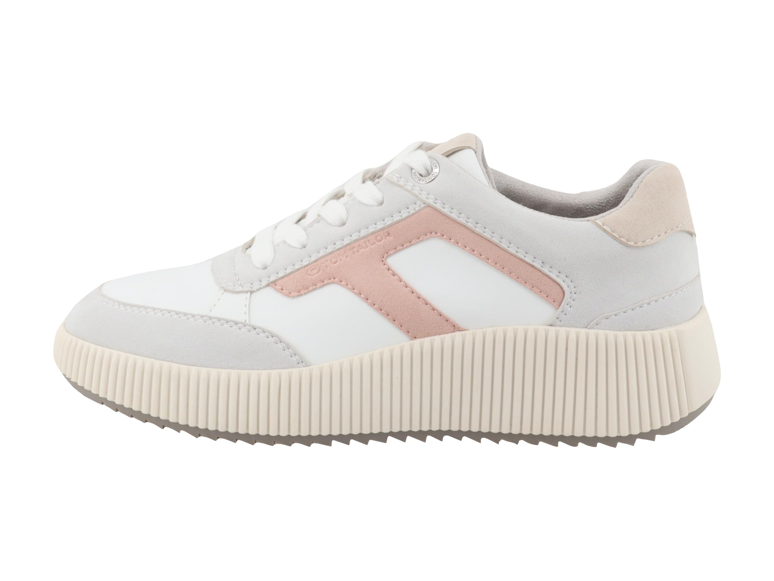 TOM TAILOR Women's 7490280016 Trainers, Grey-White, 36 EU, Grey/White, 4 UK