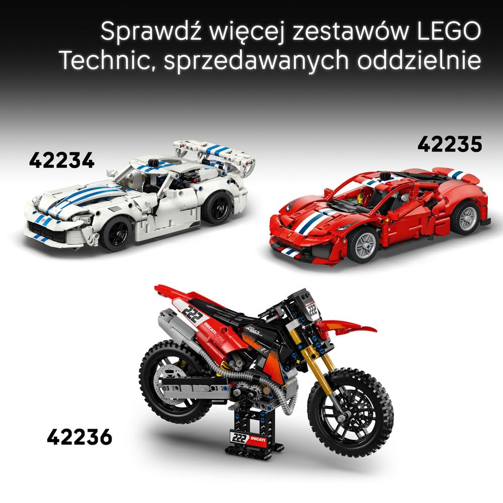 LEGO Technic Batmobile Tumbler 42239 | Model filmowego auta, klocki konstrukcyjne, prezent dla fana motoryzacji 12+, zdalne sterowanie, 719 elementów