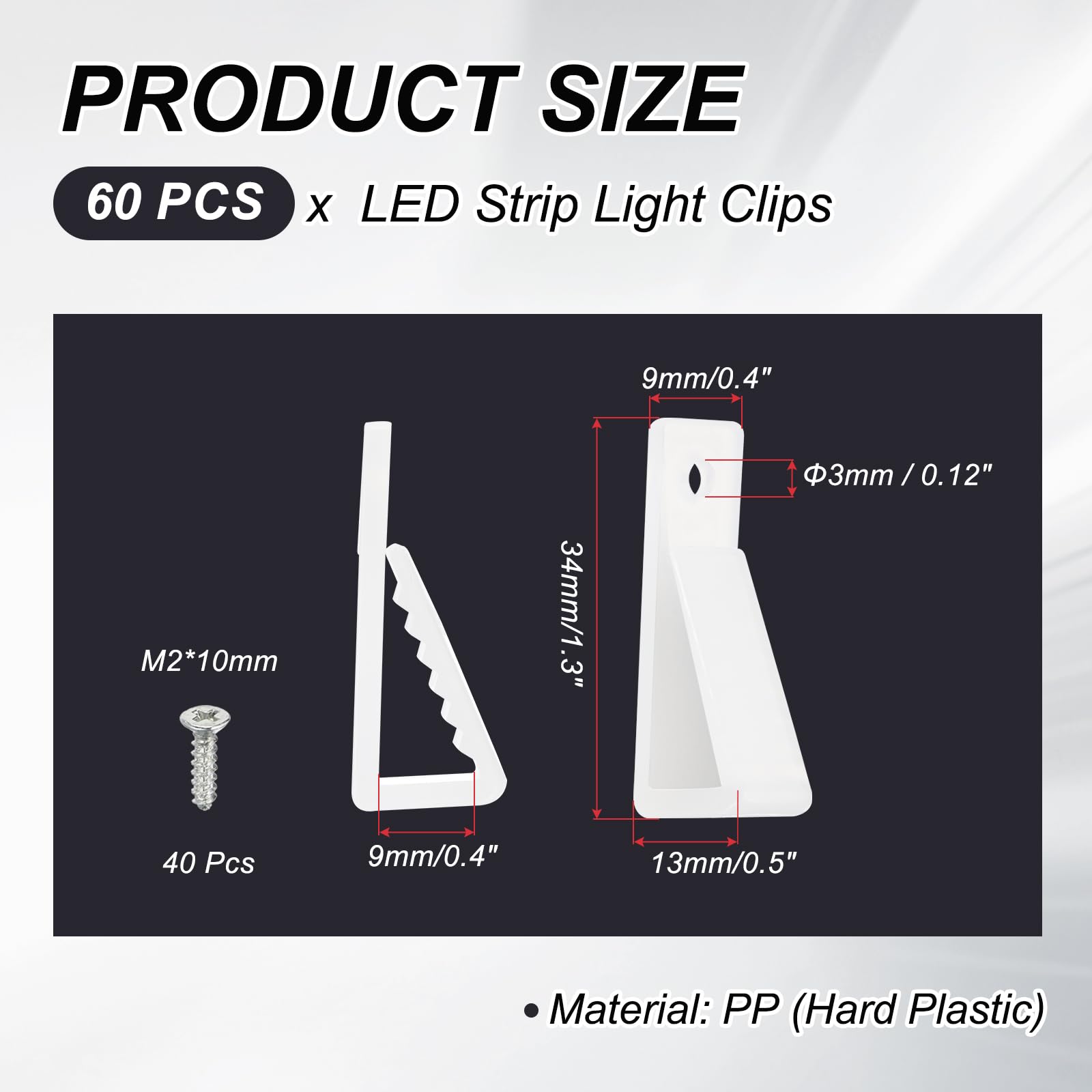 PATIKIL LED Strip Light Clips - Image 2