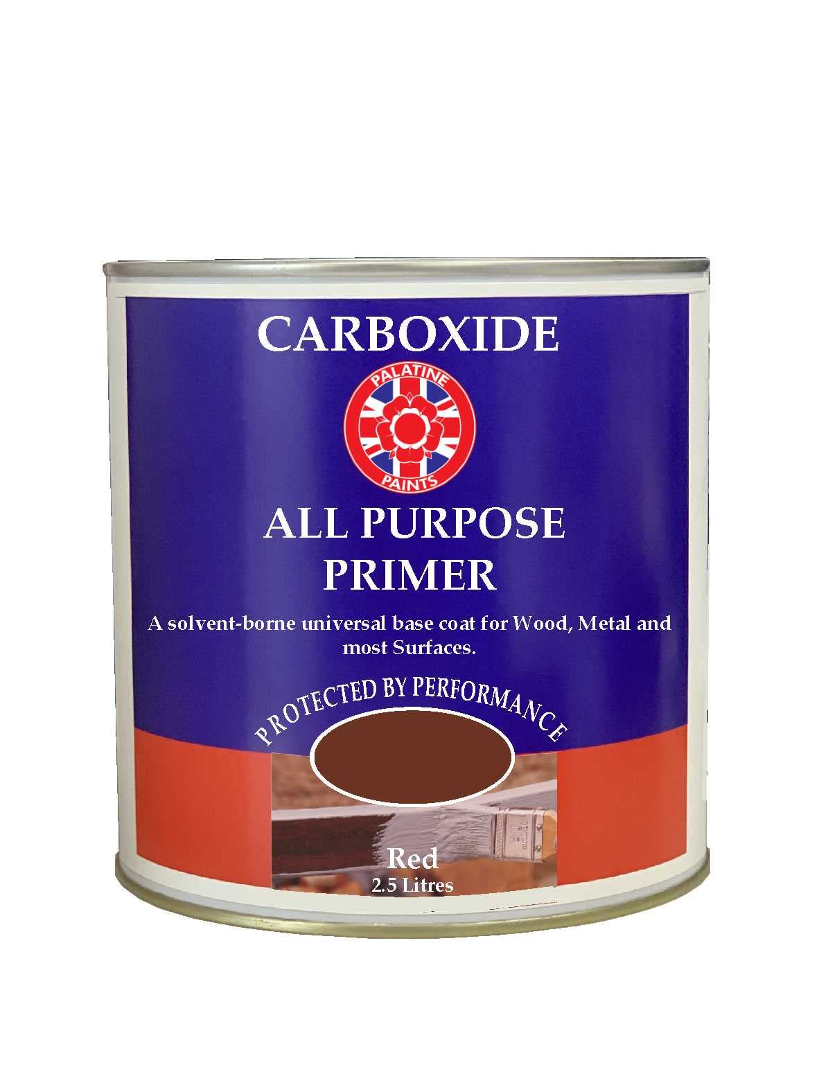 All Purpose Primer Undercoat Oil Based for Wood and Metal, 2.5Lt Red