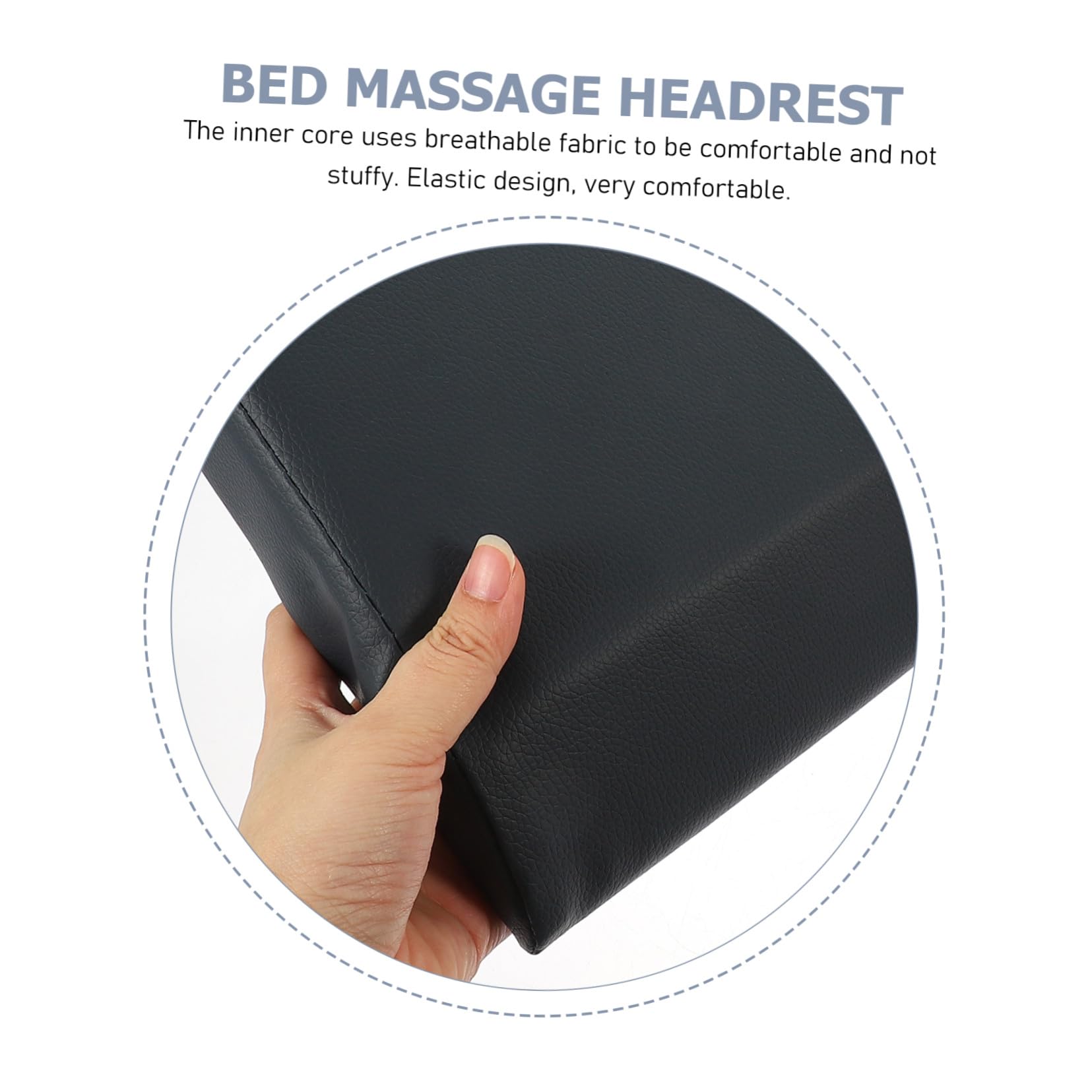 Anneome Massage Gesichtswiege Kissen für Beauty Salon und Heimanwendung Ergonomisches Kopfstützenpolster mit Großem Ausschnitt Langlebig und Komfortabel für Massageliegen Chiropraktiker
