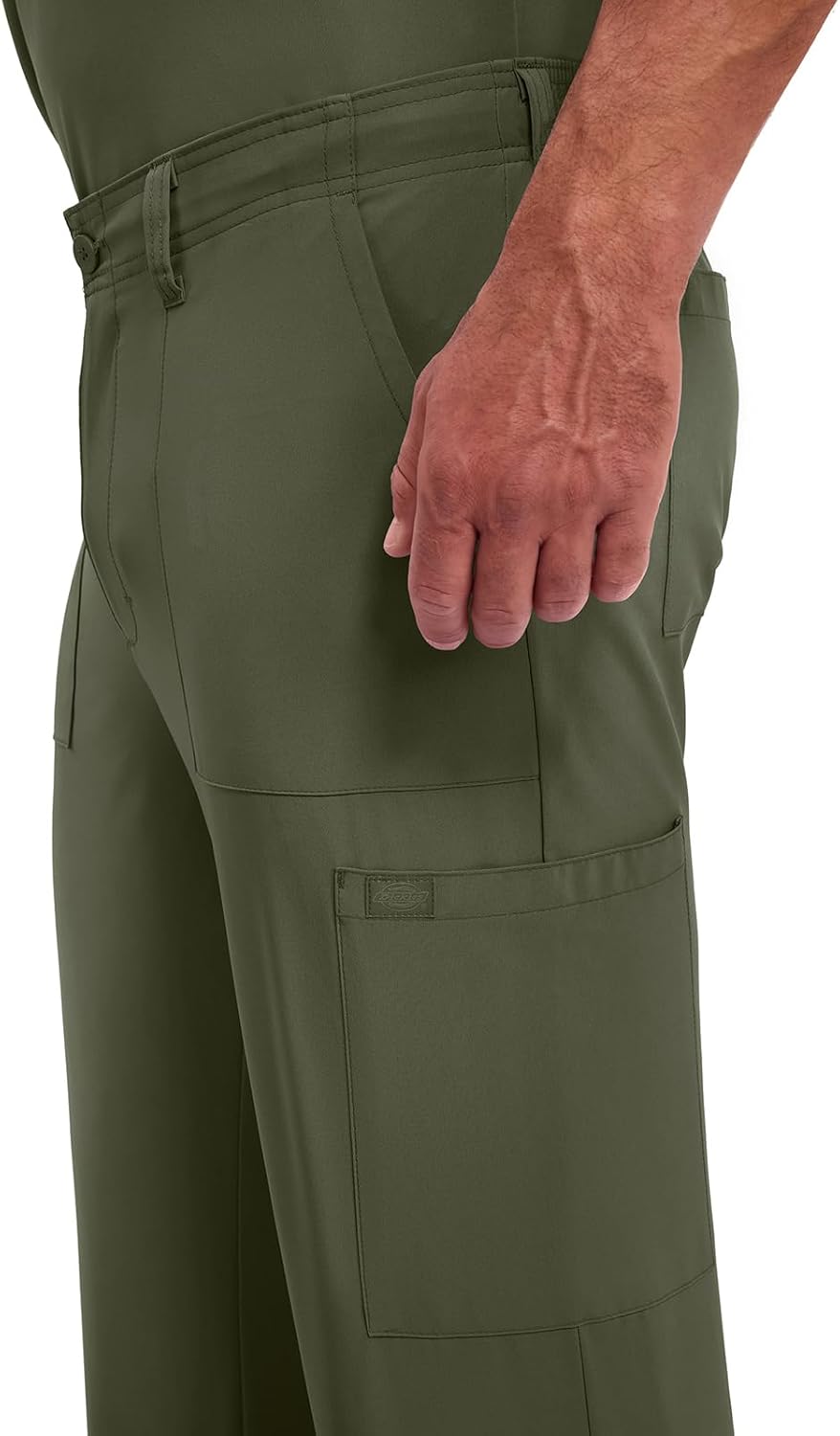 Dickies Scrub Pant for Men Natural Rise Drawstring Bottoms with 6 Pockets and Back Elastic Waistband - DK015 - Image 2