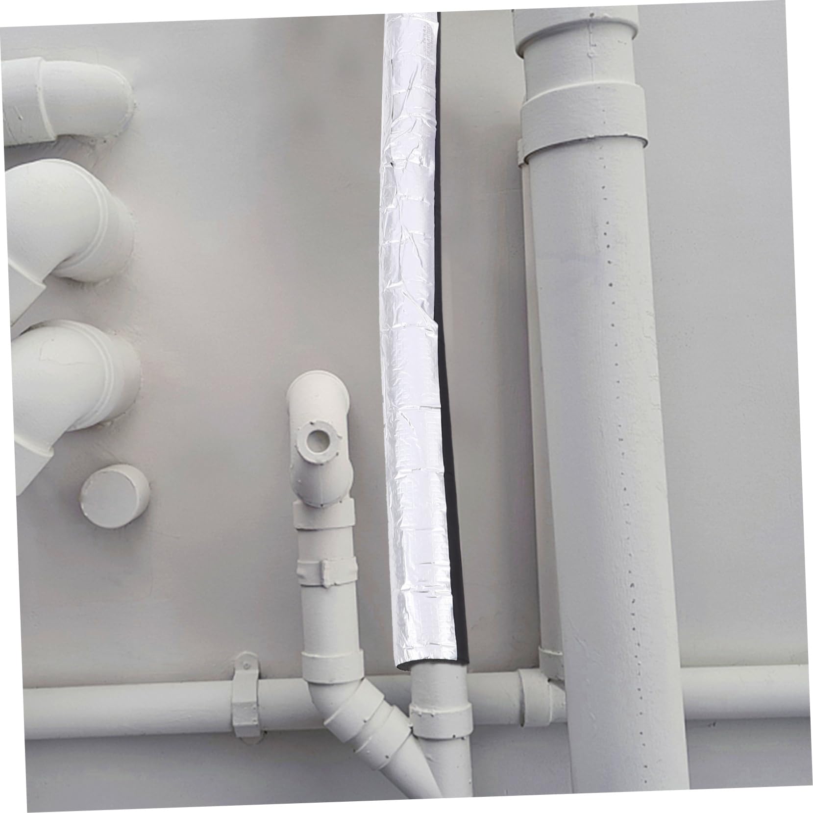 HOMSFOU 3piezas Tubo Aislante De Espuma Autoadhesivo Para Protección De Tuberías Exteriores Invierno Para Riego y Calefacción De