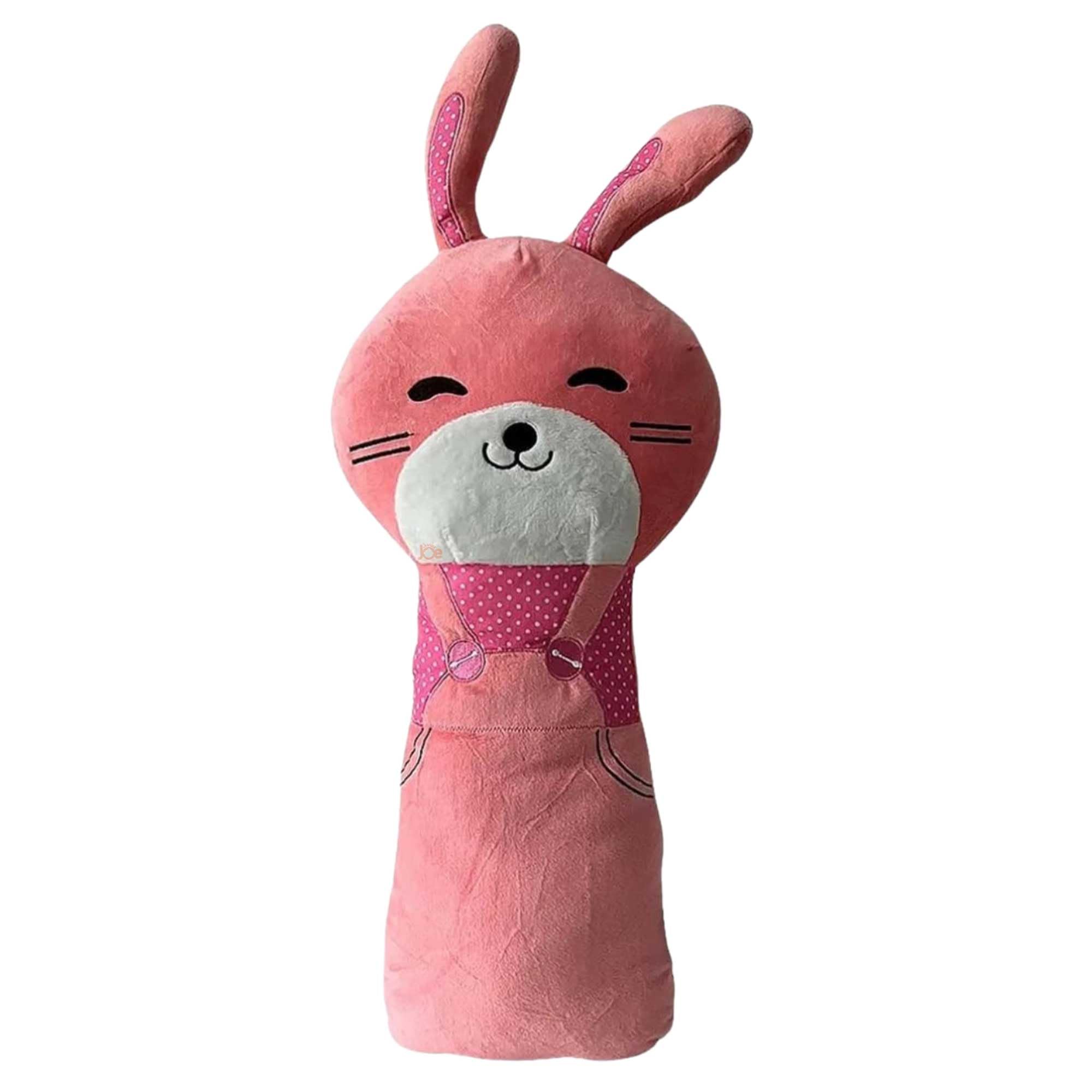 JUNIOR JOE Soft Velvet Car Seat Belt Pillow For Kids|Travel Neck Pillow With Cushion|Cute Cartoon Vehicle Shoulder Pads For Children|(Style-7),1 Count,Pink-image-39
