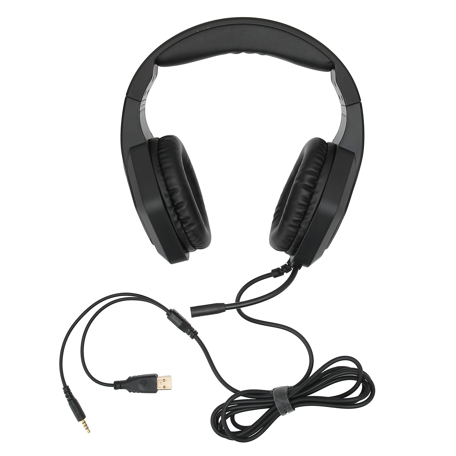 Gaming Headphones with RGB Lighting and Noise Canceling