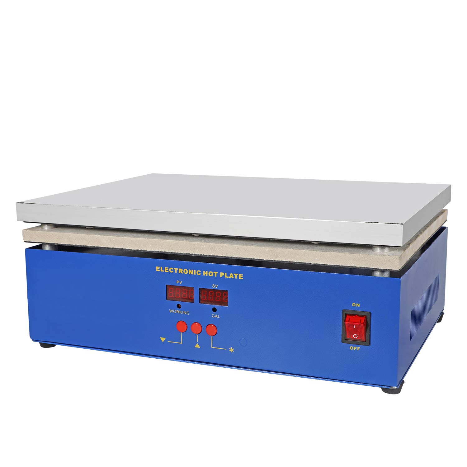 FHRKA Professional LCD Screen Separator Constant Temperature Heating Plate with Dual Digital Display for Mobile Repair/PCB Removal and Welding (300 * 400mm)