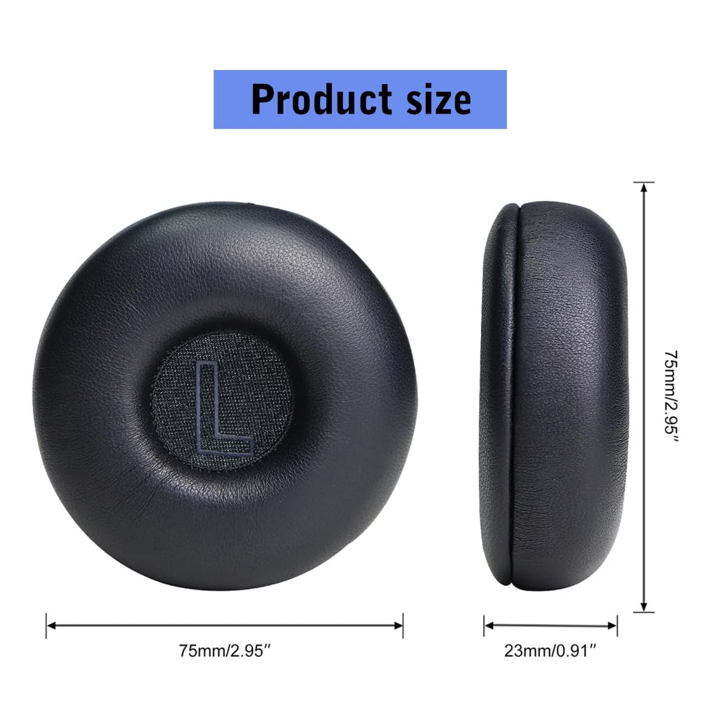 Almohadillas ergonómicas de piel de oveja con espuma viscoelástica, para auriculares H8i, aislamiento de placer