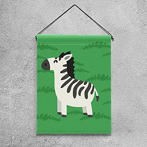 Drapeau de jardin vert zèbre pour une décoration extérieure moderne de terrasse - 4