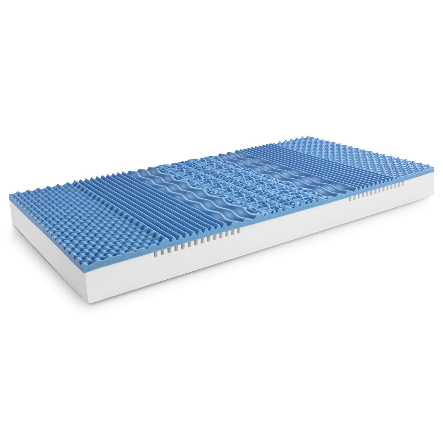 Colchón inteligente, altura 18 cm, dureza H2+H3, 7 zonas con espuma Air Memory (140 x 200 cm)