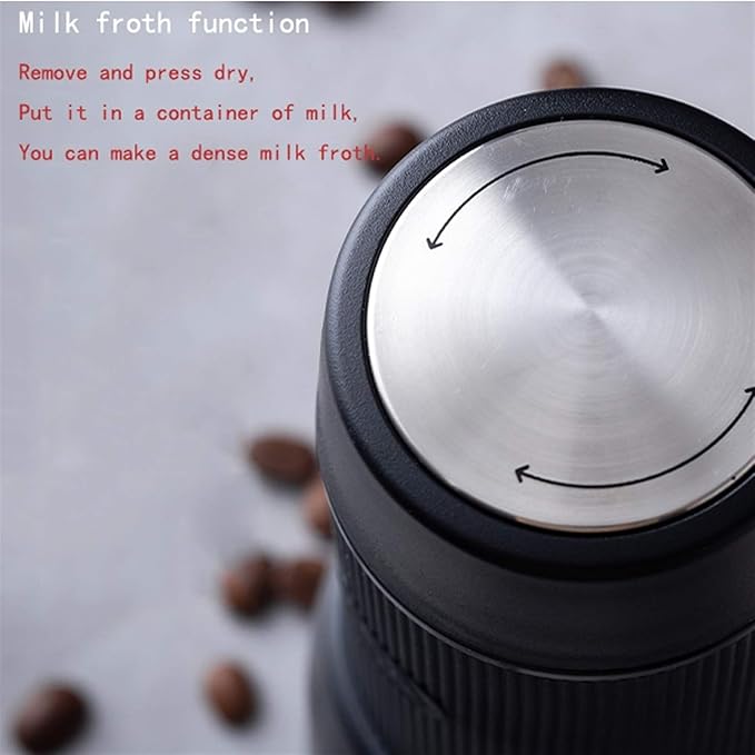 Cafetera Portátil de Cápsulas Manual - Máquina de Espresso Semiautomática miniatura 4