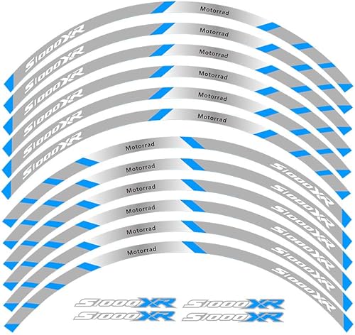 Miniatura 9 de Adhesivo reflectante para llantas delanteras y traseras para BMW S1000XR