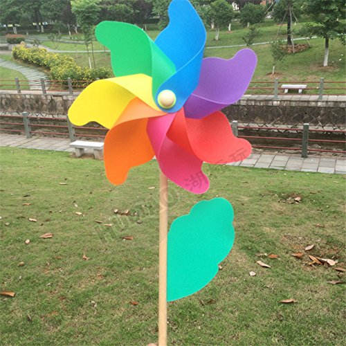 Multicolor Windmill Generic 1 : Multicolor Wind Spinner Whirligig Garden Windmill Plastic ...