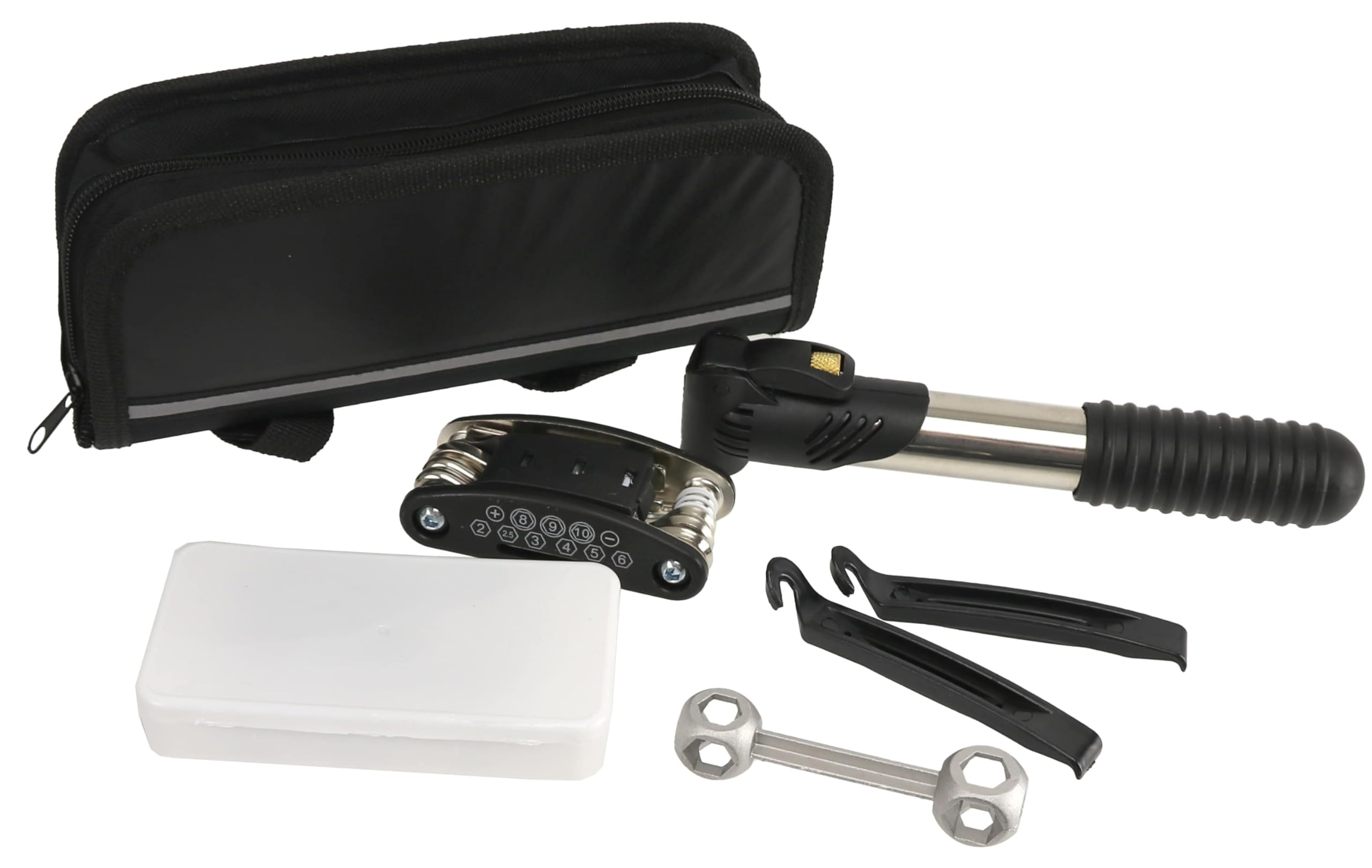 Dunlop Kit d'outils de vélo avec clés de serrage pour réparation de bicyclette et VTT