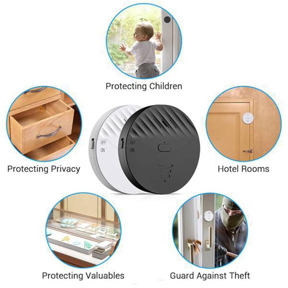 2 . Tuya Smart WiFi czujnik wibracji drzwi i okien alarm 130 dB alarm bezpieczeństwa bezpieczeństwo system antykradzieżowy, biały