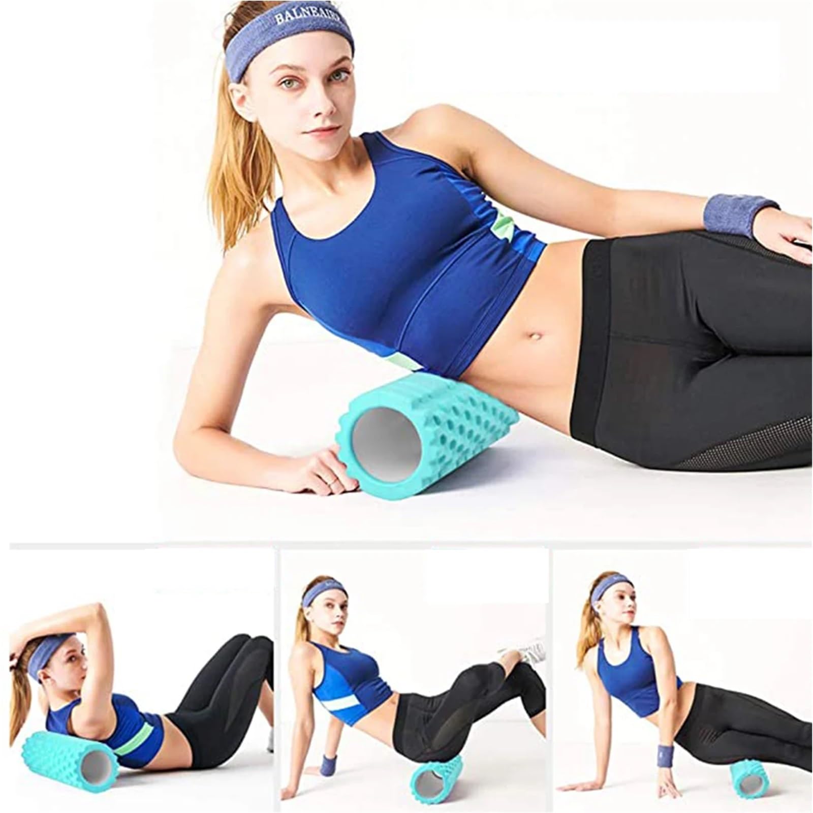 Massaggio muscolare della schiena con rullo di massaggio in schiuma for colonna yoga Per Yoga(Color4)