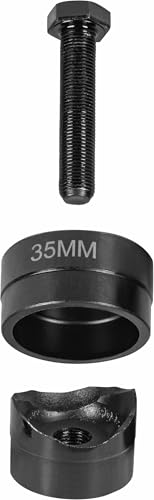 CON:P Blechlocher 35mm für Spültischarmaturen - Stahl - Präzise Lochstanzung - Langlebige Qualität - Einfache Handhabung / Lochschneider / Lochstanzer Spüle / Sanitär Werkzeug / SA185