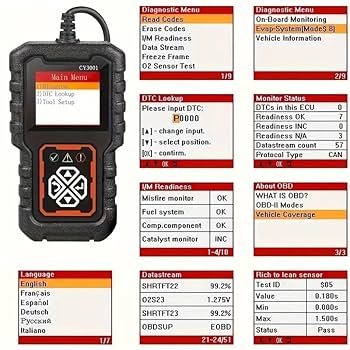 Amazon.com: Effortless Diagnosis Cy3001 Obd2 Scanner - USB