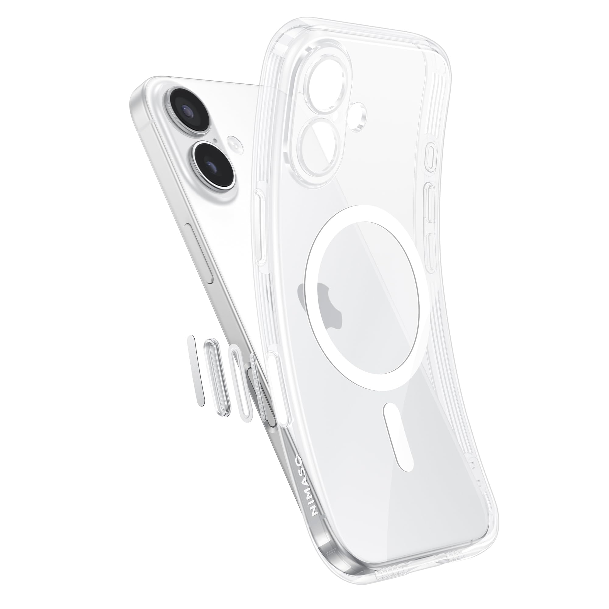 Amazon.co.jp: NIMASO iPhone 17 用 ケースクリア MagSafe対応 カメラ