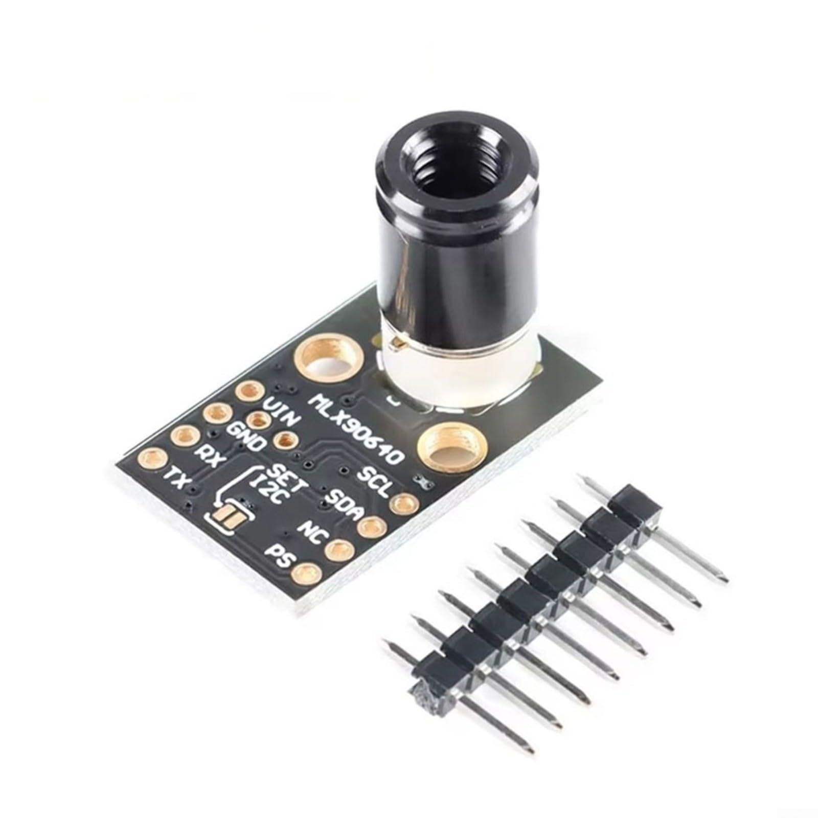 MLX90640ESF Modulo sensore array di misurazione a infrarossi 32x24 con immagini termiche senza contatto ad alta precisione, I2C e interfacce seriali, ampia o (MLX90640ESF BAB)